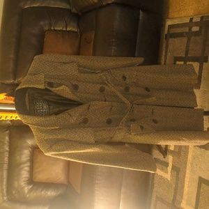 Women's XL Tan and Brown Winter Coat